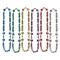 Beistle Club Pack of 12 Happy New Year Assorted Beads-of-Expression Necklace 36"